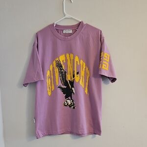 Givenchy Purple and Yellow Short Sleeve Tee